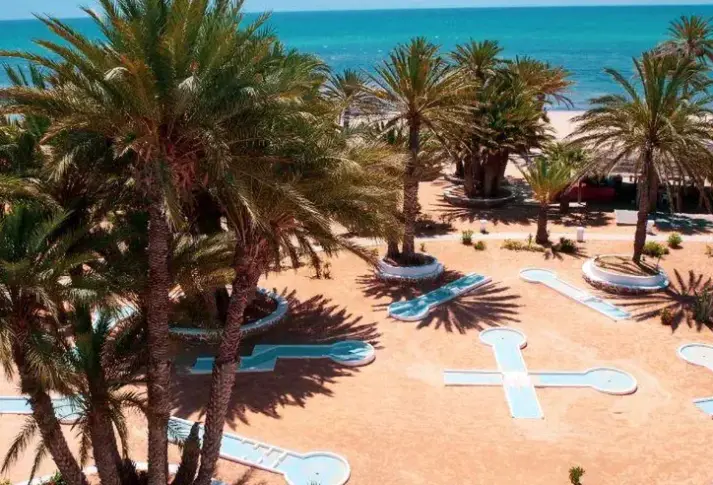 Plaża przy hotelu Golf Beach Djerba