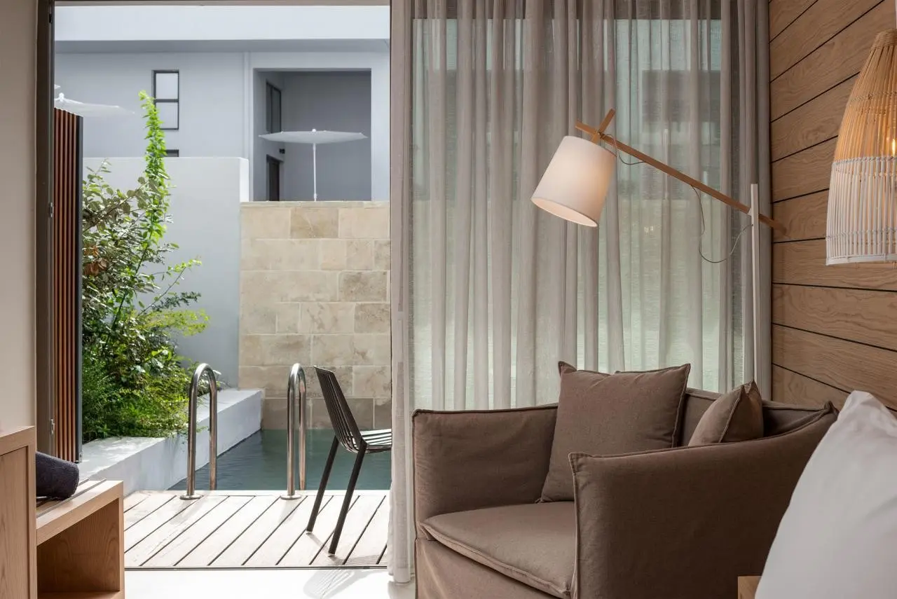 Pokój w hotelu Ikones Seafront Luxury Suites