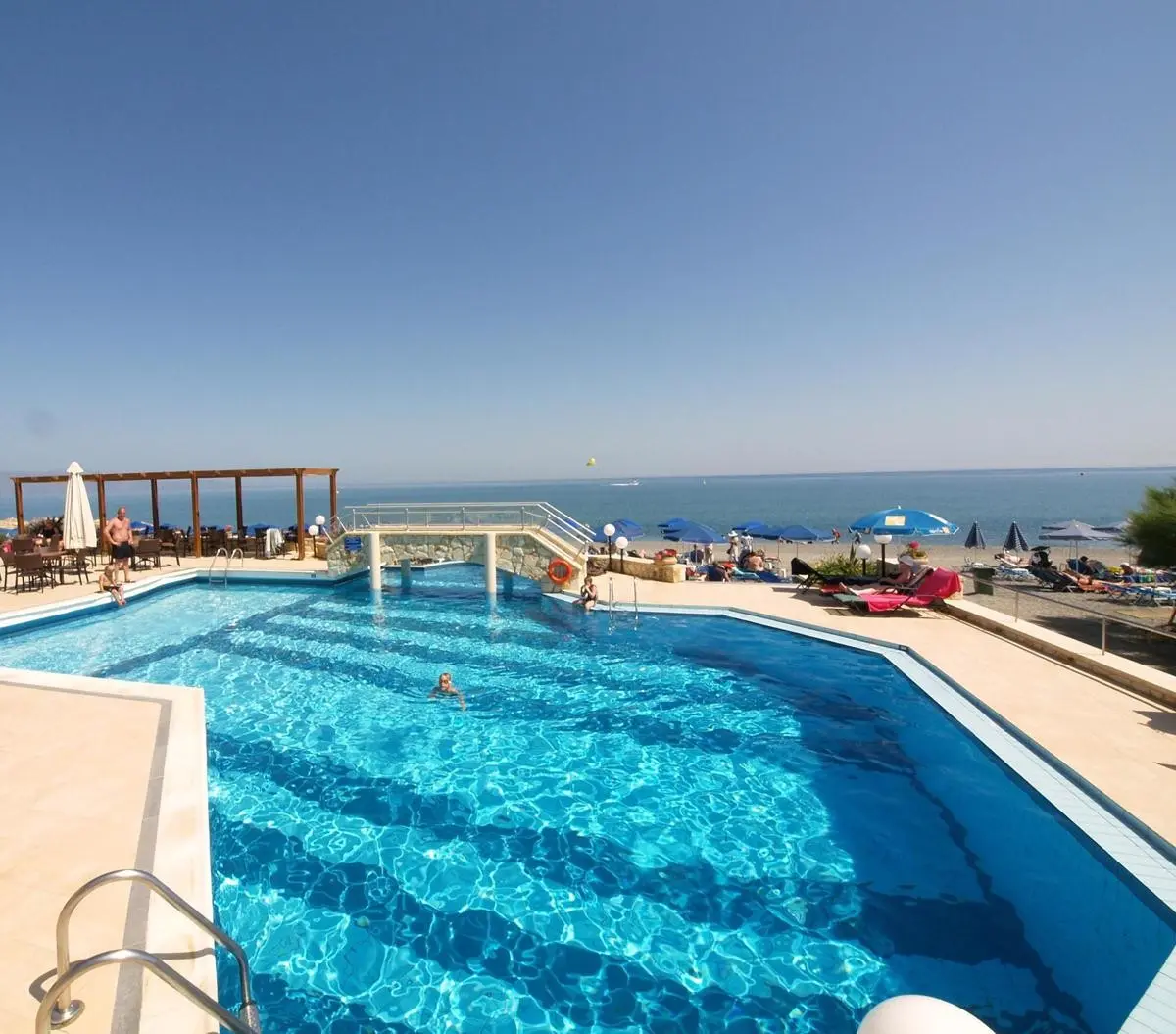 Basen w hotelu Indigo Inn