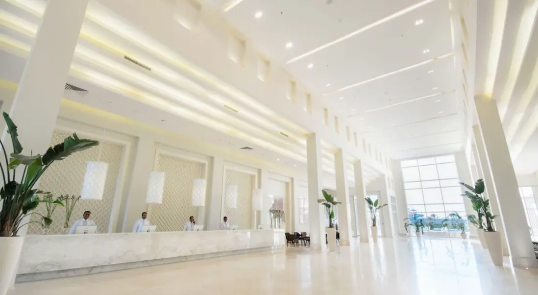 Lobby hotelu Jaz Makadi Aquaviva