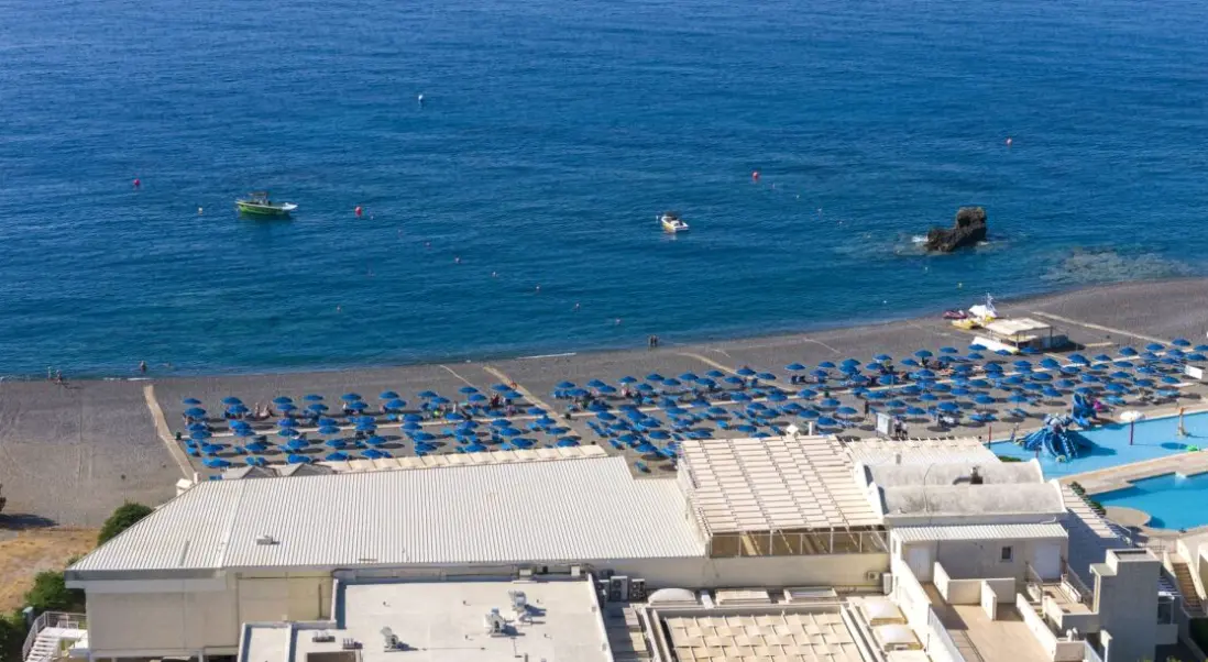 Plaża przy hotelu Mare Blue Crete