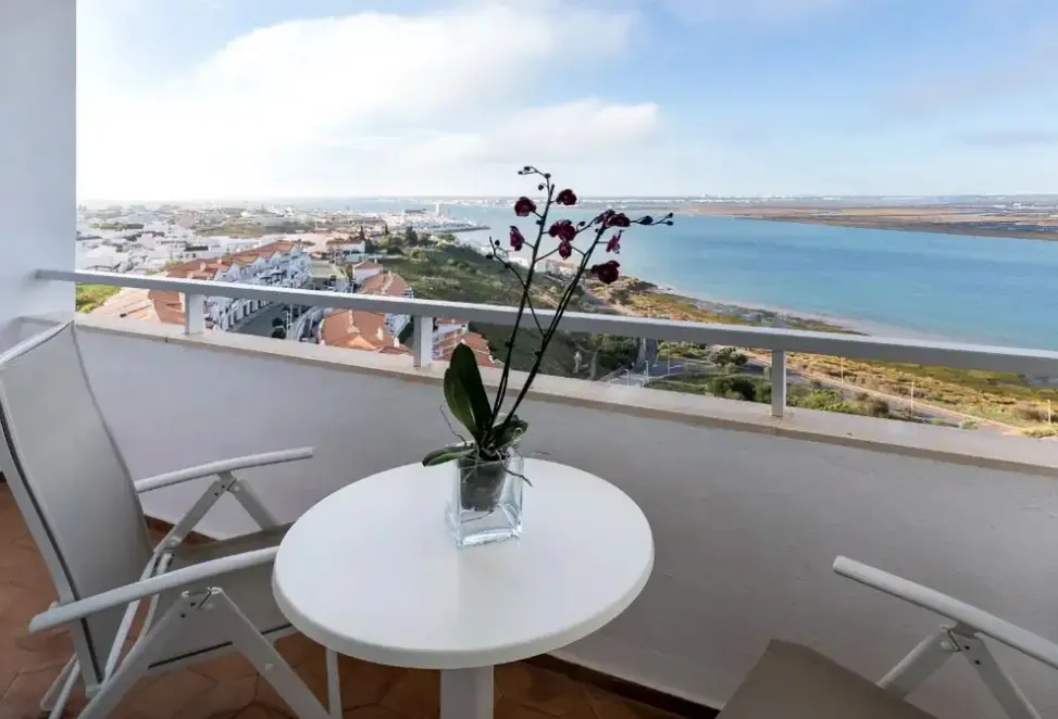 Widok z hotelu Parador de Ayamonte