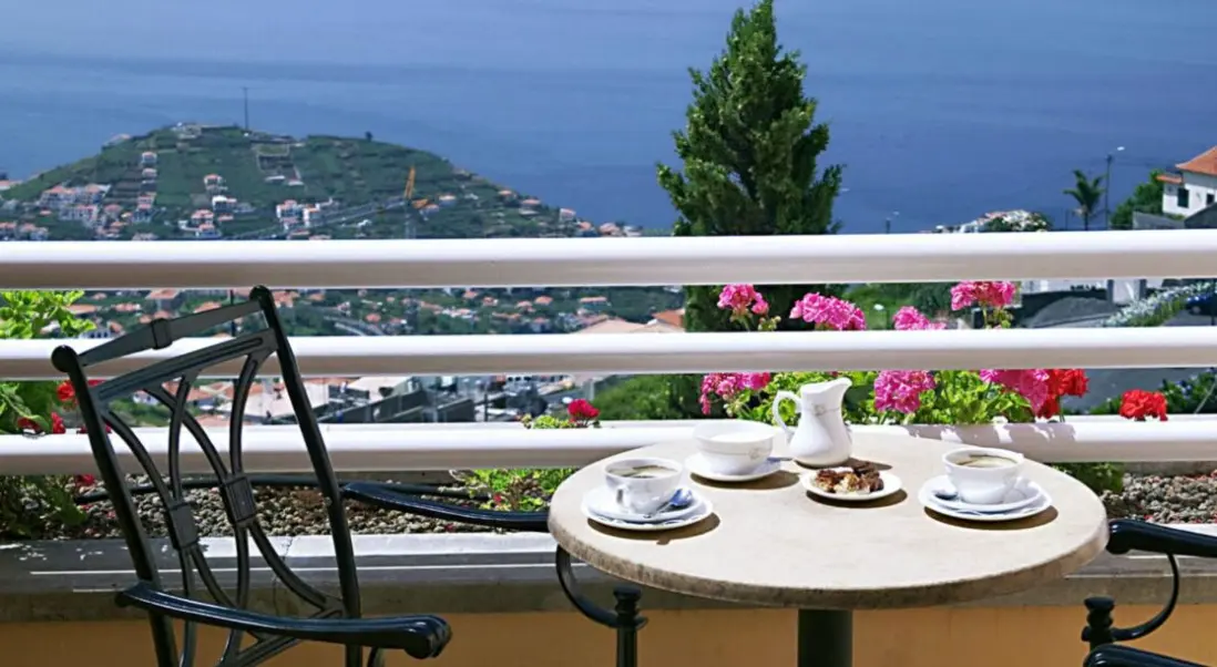 Widok z hotelu Quinta Do Estreito