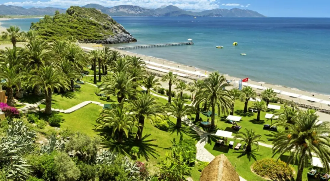 Plaża przy hotelu Robinson Sarigerme Park