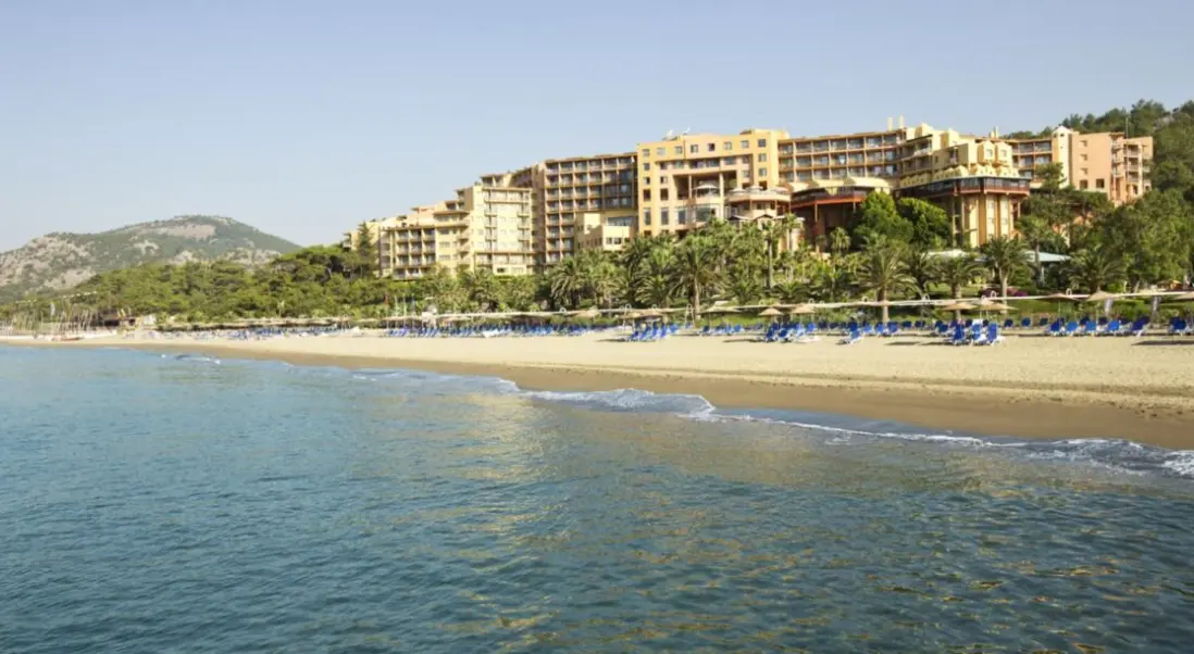 Plaża przy hotelu Robinson Sarigerme Park