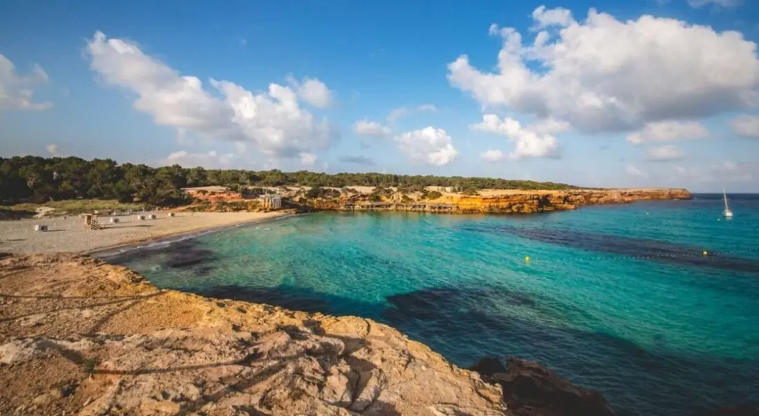 Plaża przy hotelu Rosales Formentera