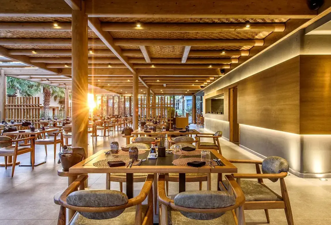 Restauracja i jedzenie w hotelu Stella Palace Aqua Park Resort