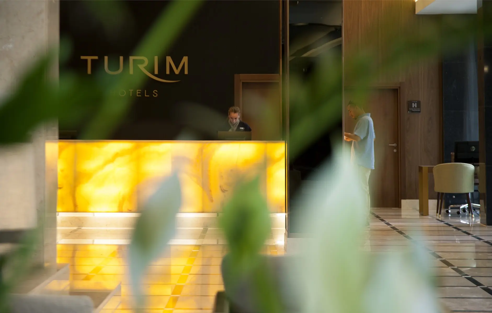 Lobby hotelu Turim Santa Maria
