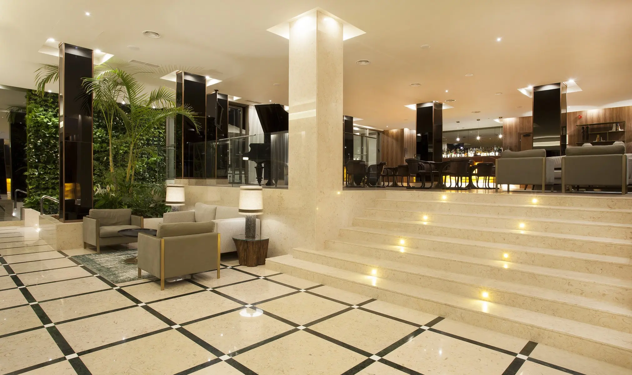 Lobby hotelu Turim Santa Maria