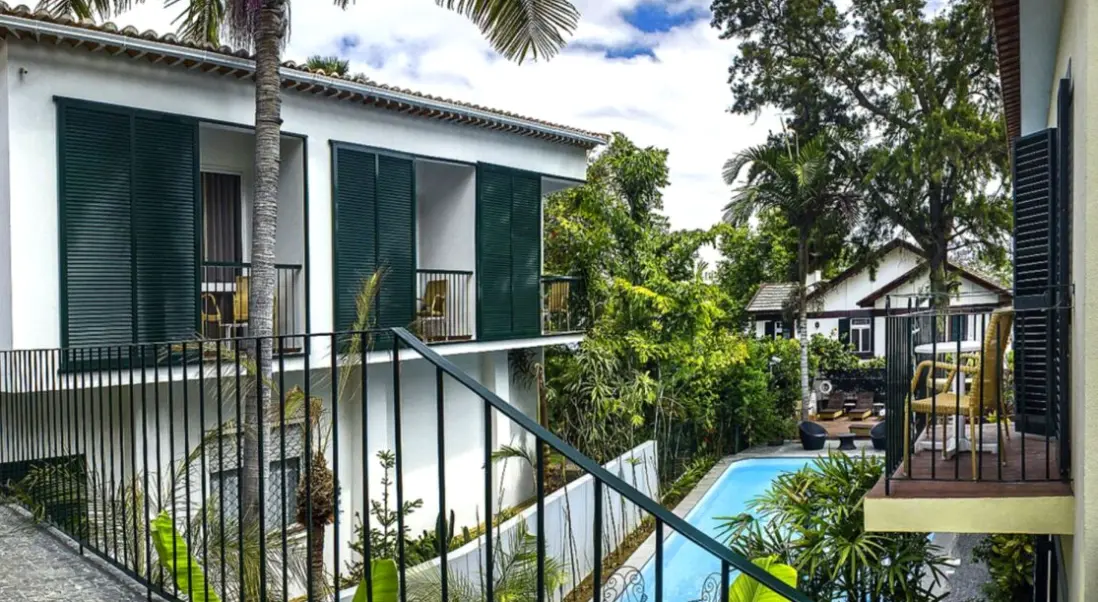 Basen w hotelu Vila Vicencia