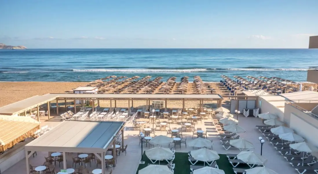 Plaża przy hotelu Zeus Hotels Neptuno Beach