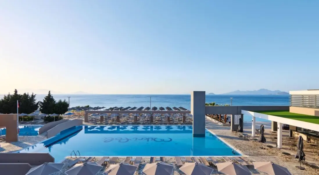 Basen w hotelu Atlantica Mikri Poli Kos