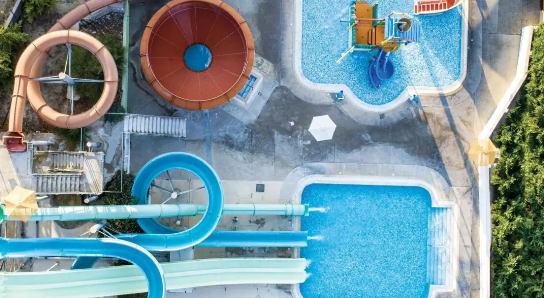 Basen w hotelu Atlantica Mikri Poli Kos