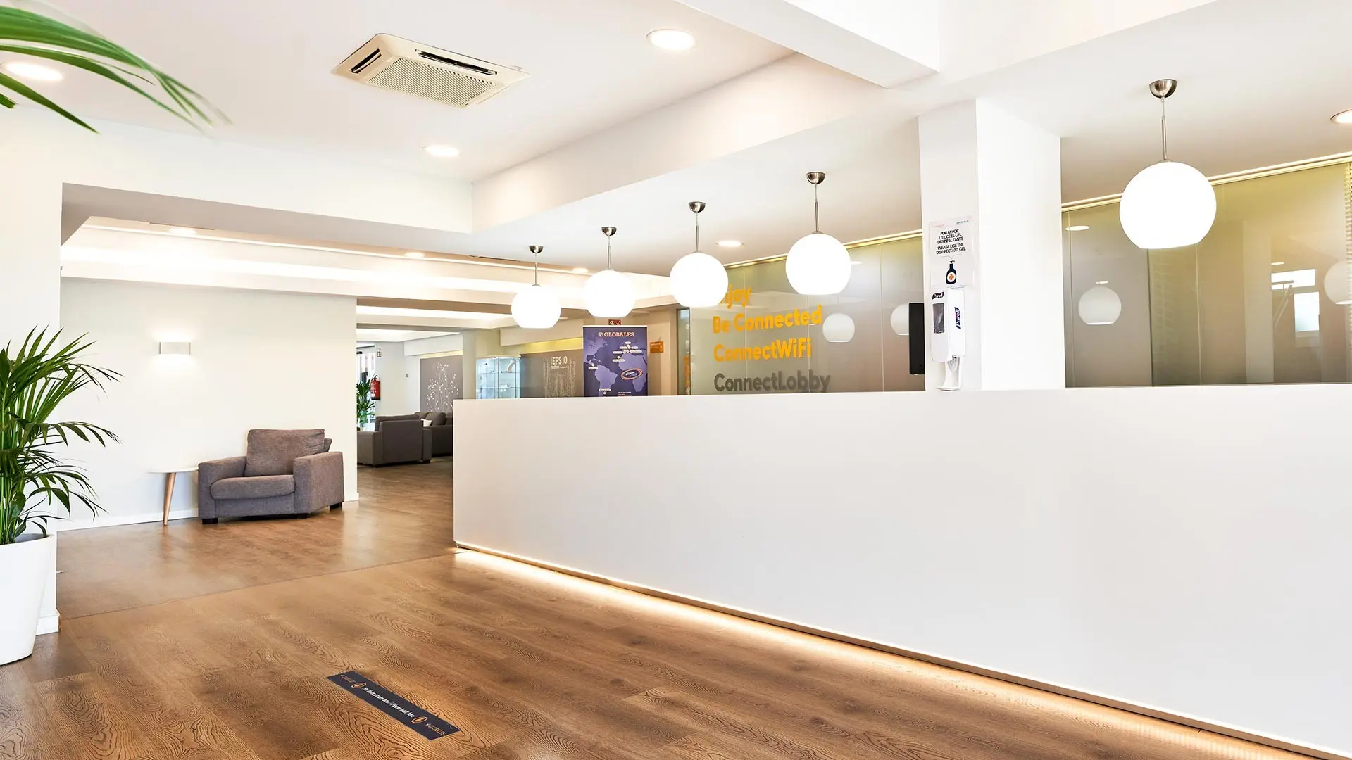 Lobby hotelu Globales Los Delfines