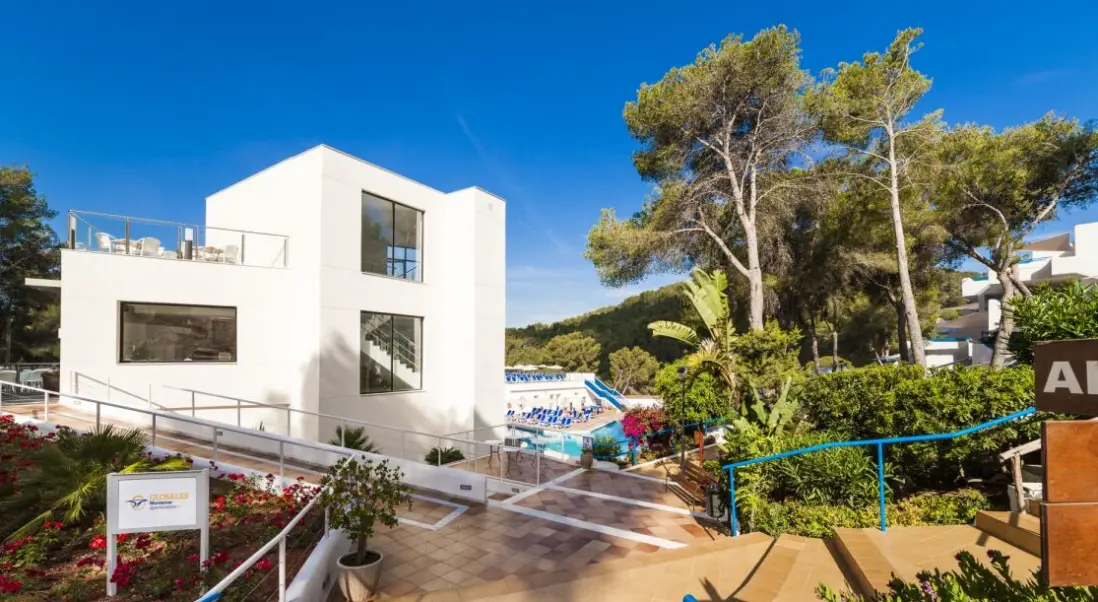 Plaża przy hotelu Globales Montemar