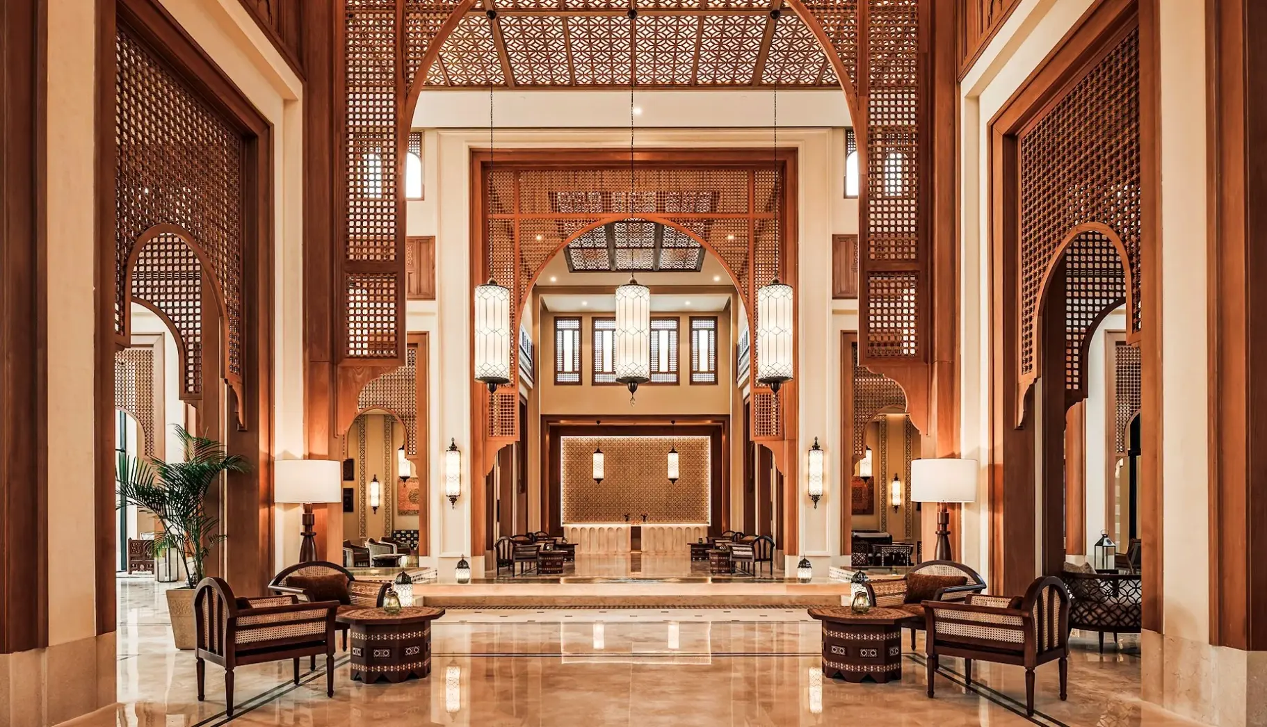 Lobby hotelu Jaz Sakhra