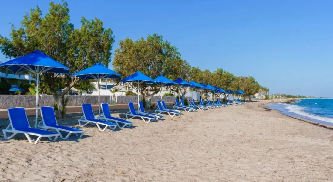 Plaża przy hotelu Kos Palace