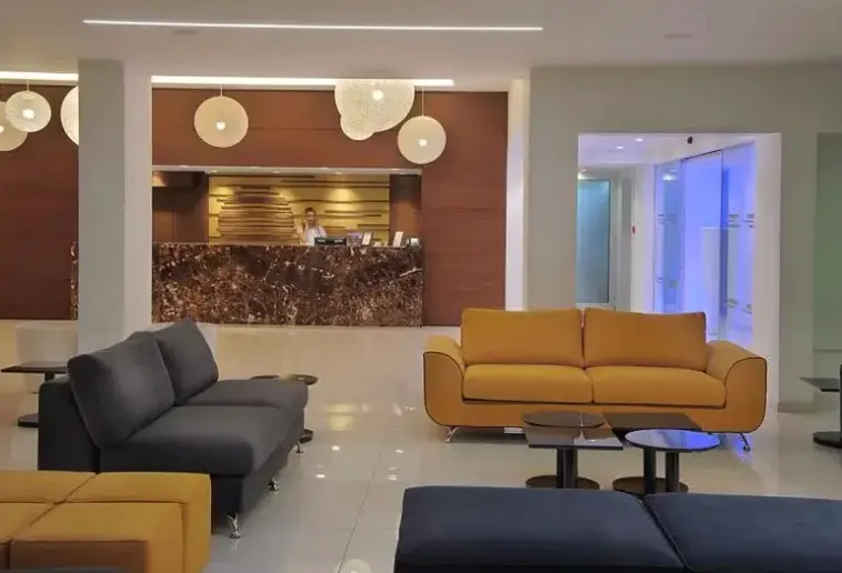 Lobby hotelu Nelia Beach