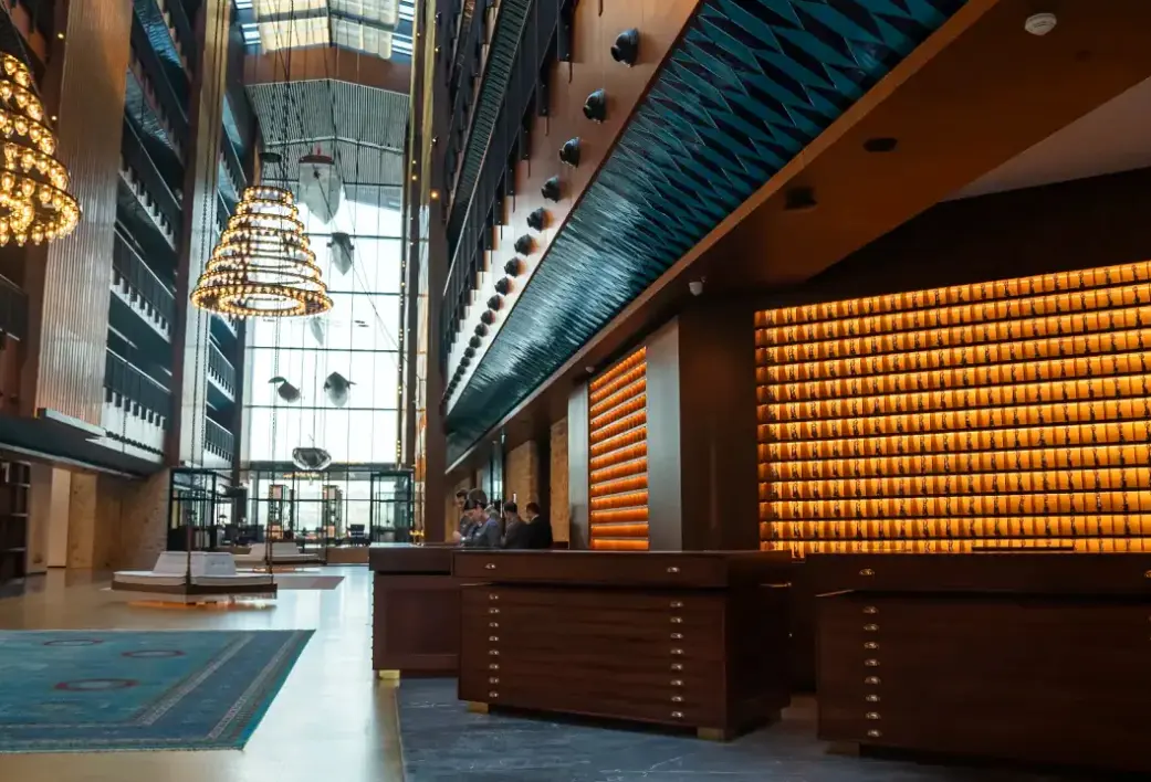Lobby hotelu Rixos Tersane Istanbul