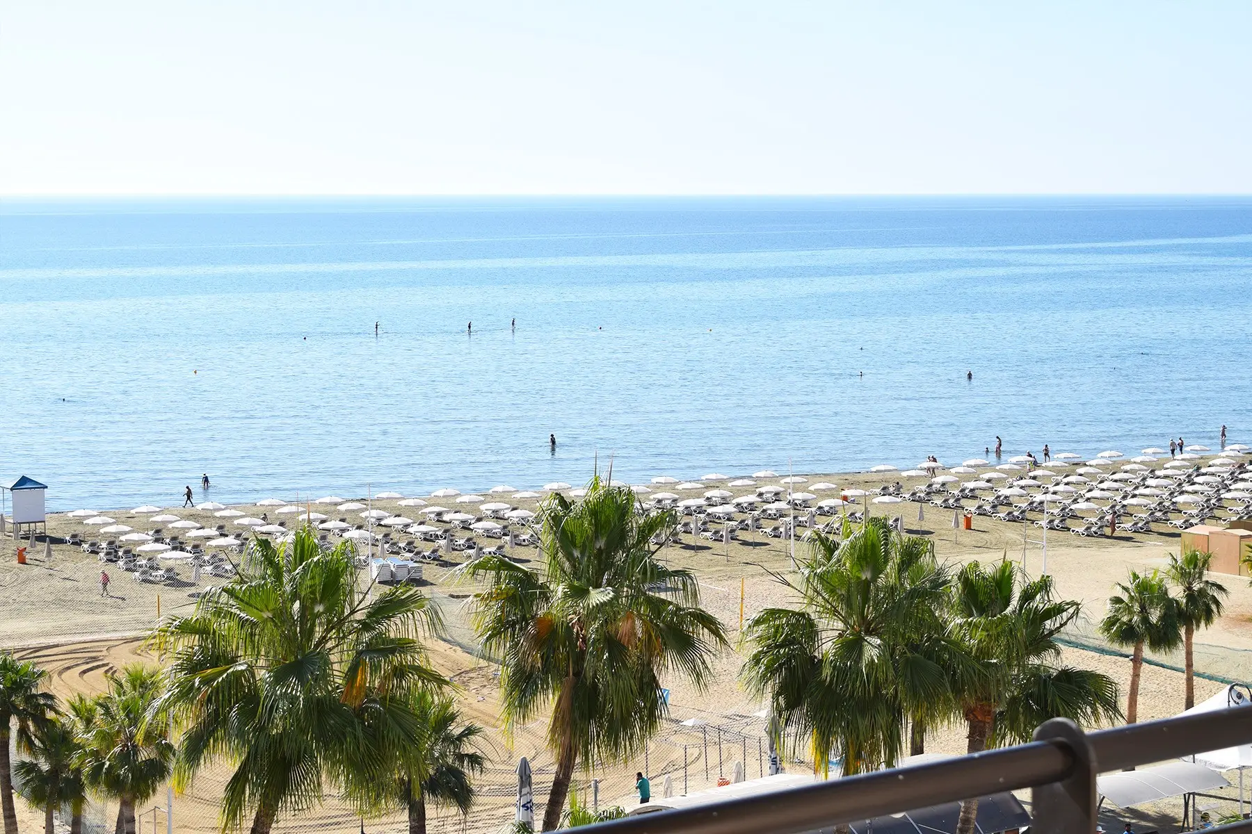 Plaża przy hotelu Sun Hall Beach Hotel Aps