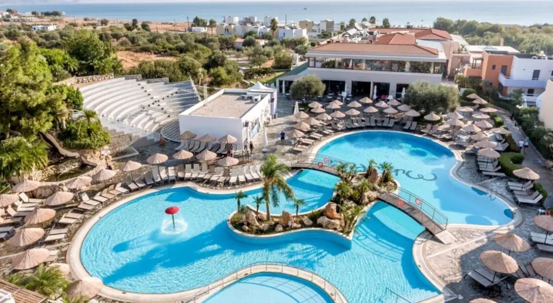 Basen w hotelu Atlantica Mikri Poli Rhodos