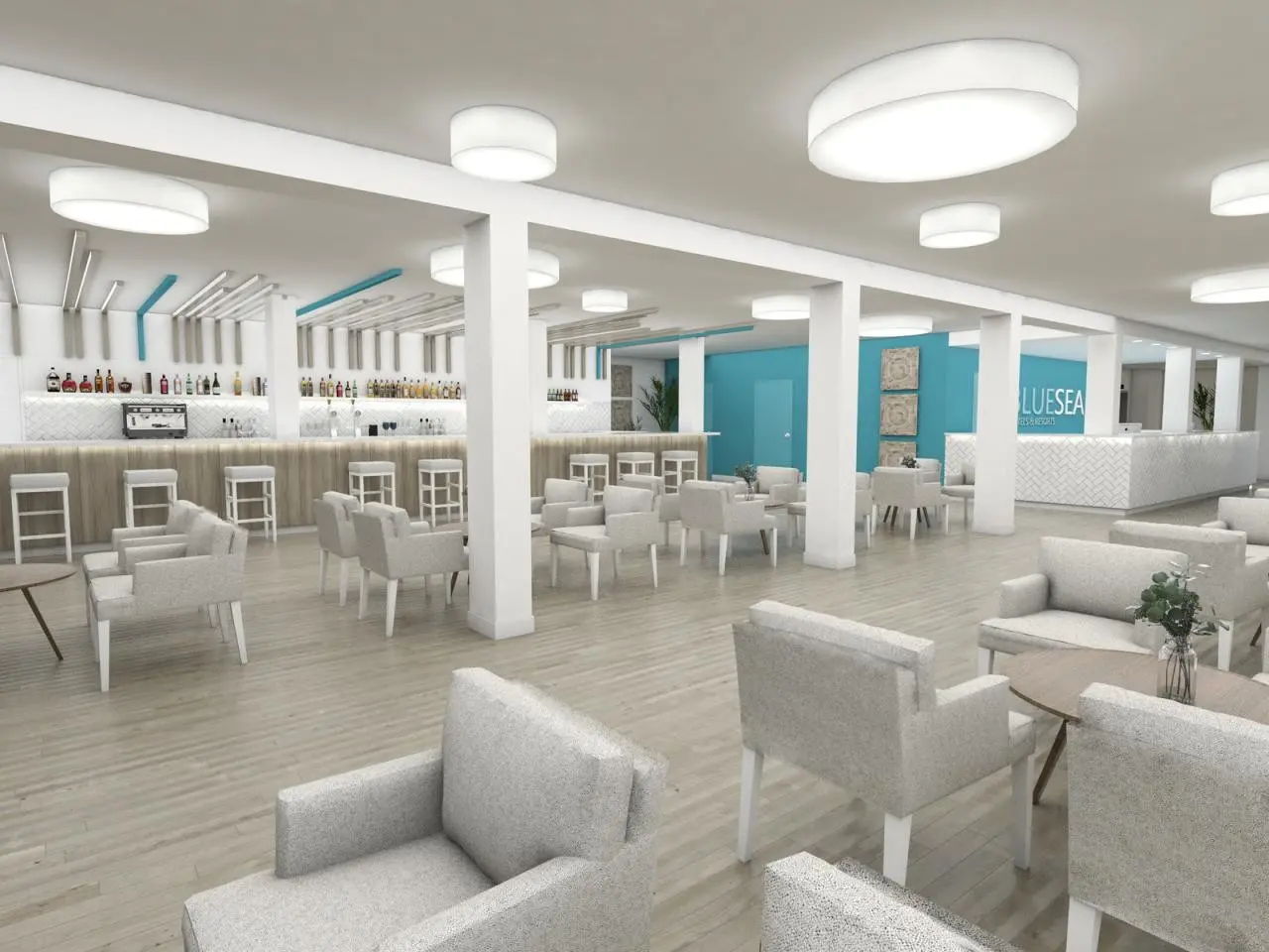 Lobby hotelu Blue Sea Hotel Don Jaime