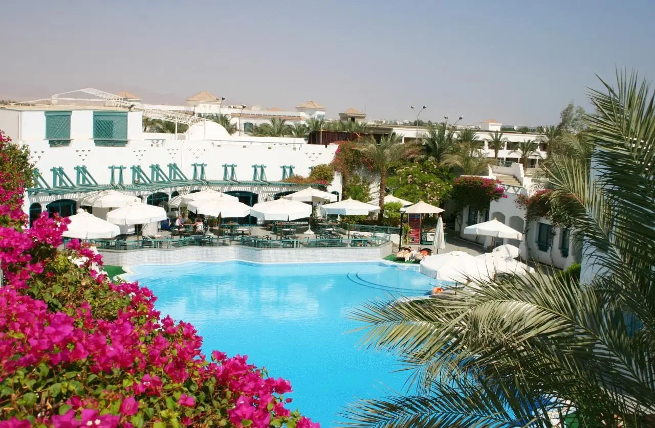 Basen w hotelu Falcon Hills