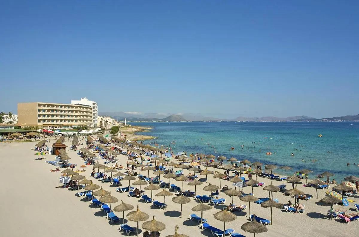 Plaża przy hotelu Ferrer Concorde Hotel & Spa