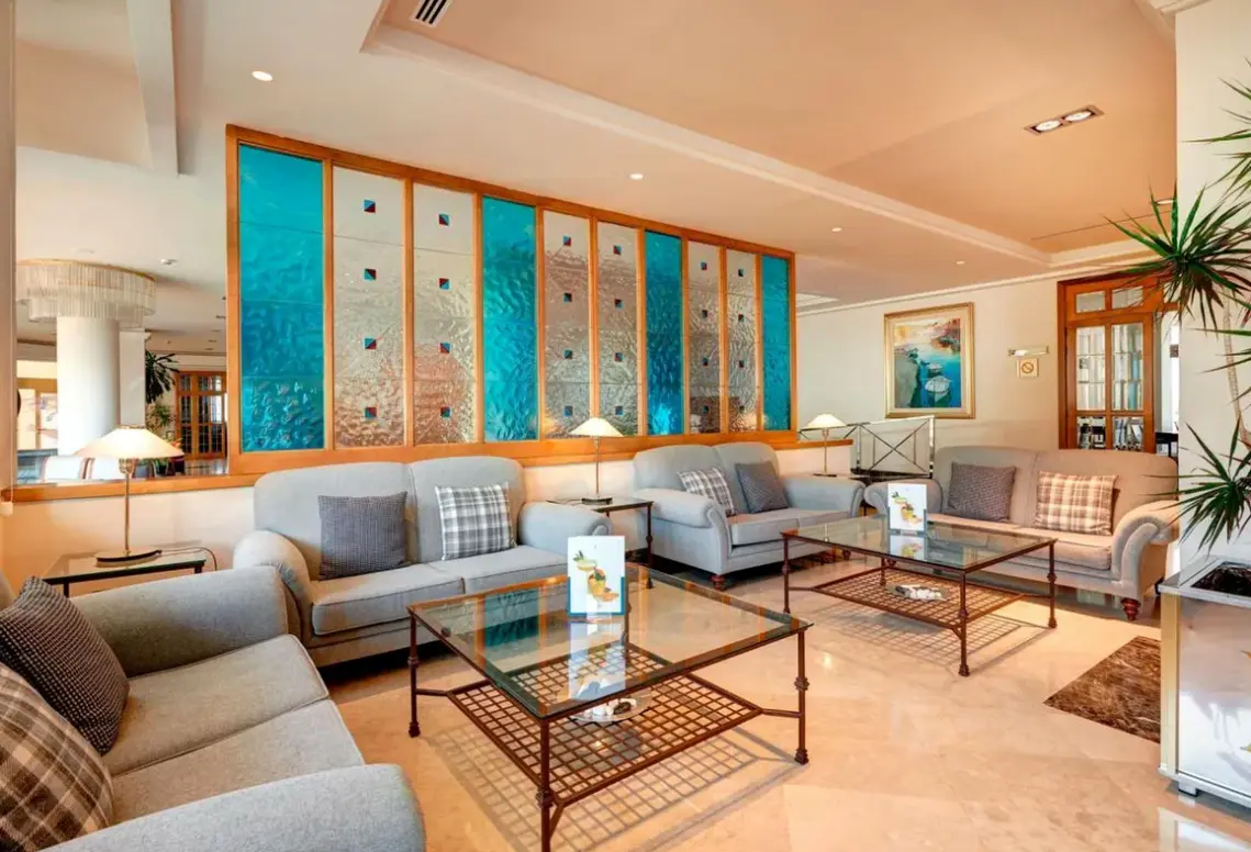 Lobby hotelu Hipotels Hipocampo Playa