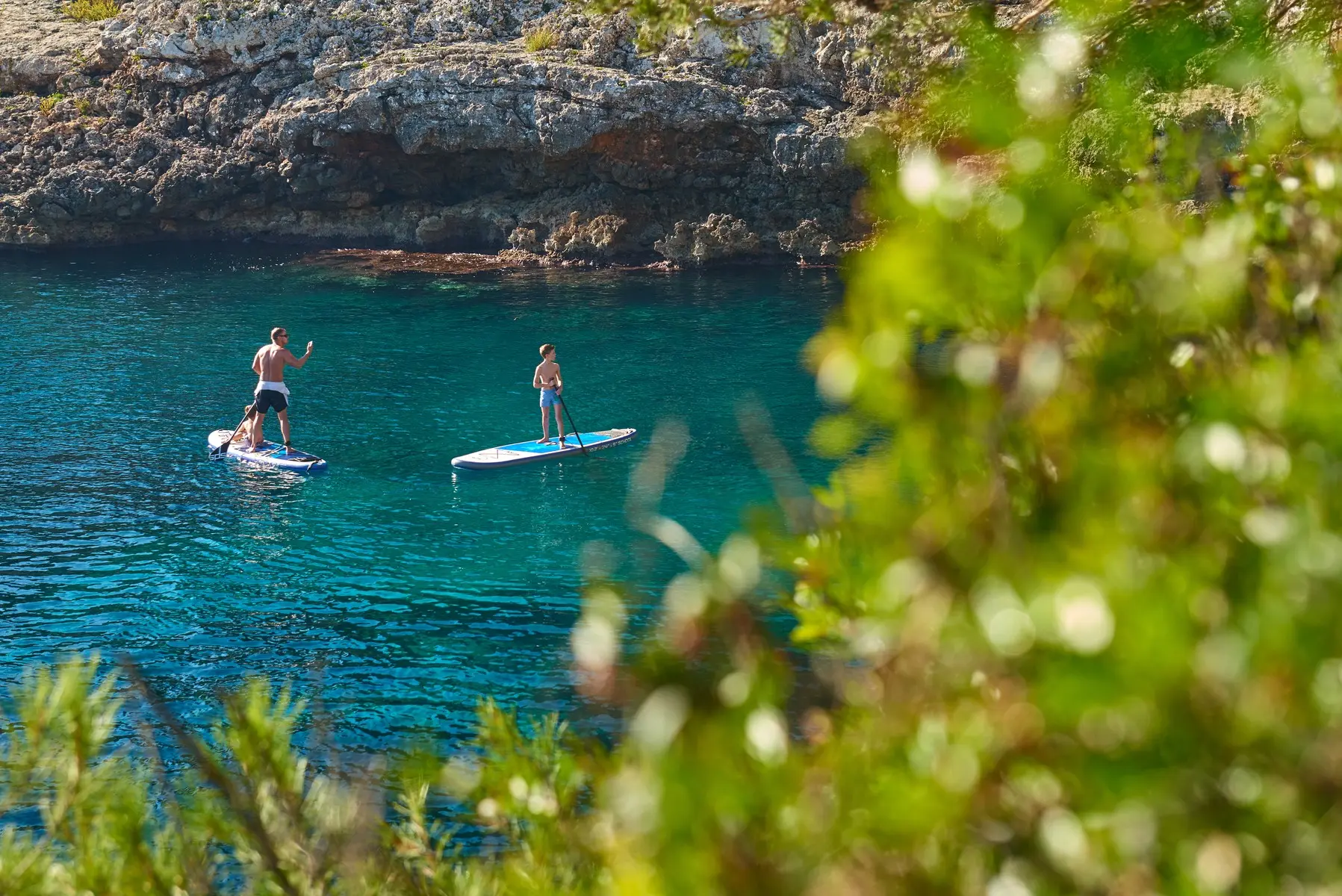 Plaża przy hotelu Inturotel Cala Esmeralda Beach Hotel & Spa