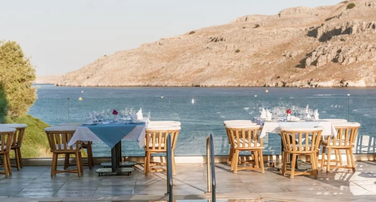 Plaża przy hotelu Lindos Royal