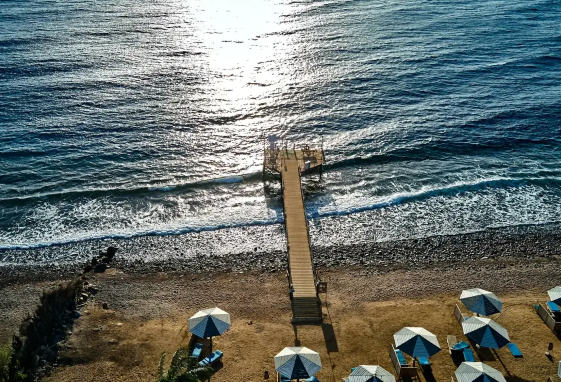 Plaża przy hotelu Tropitel Dahab Oasis