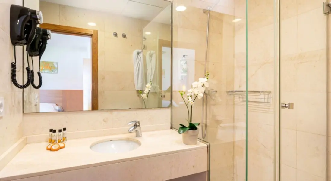 Łazienka w pokoju hotelu Al Sur Apartamentos