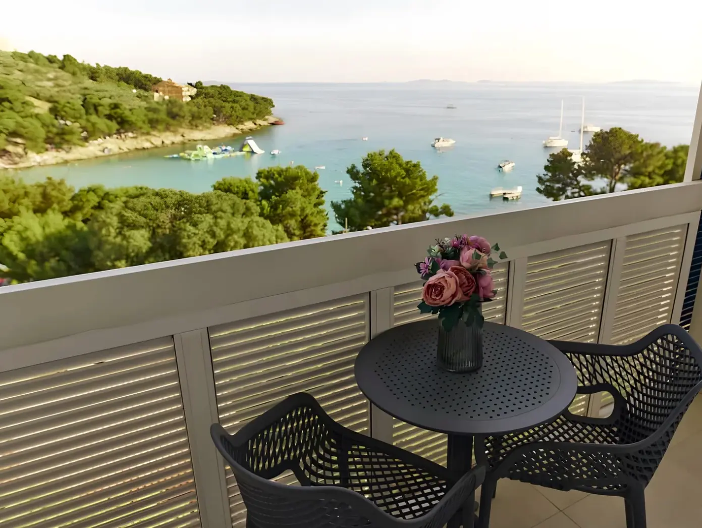 Widok z hotelu Colentum Resort Murter