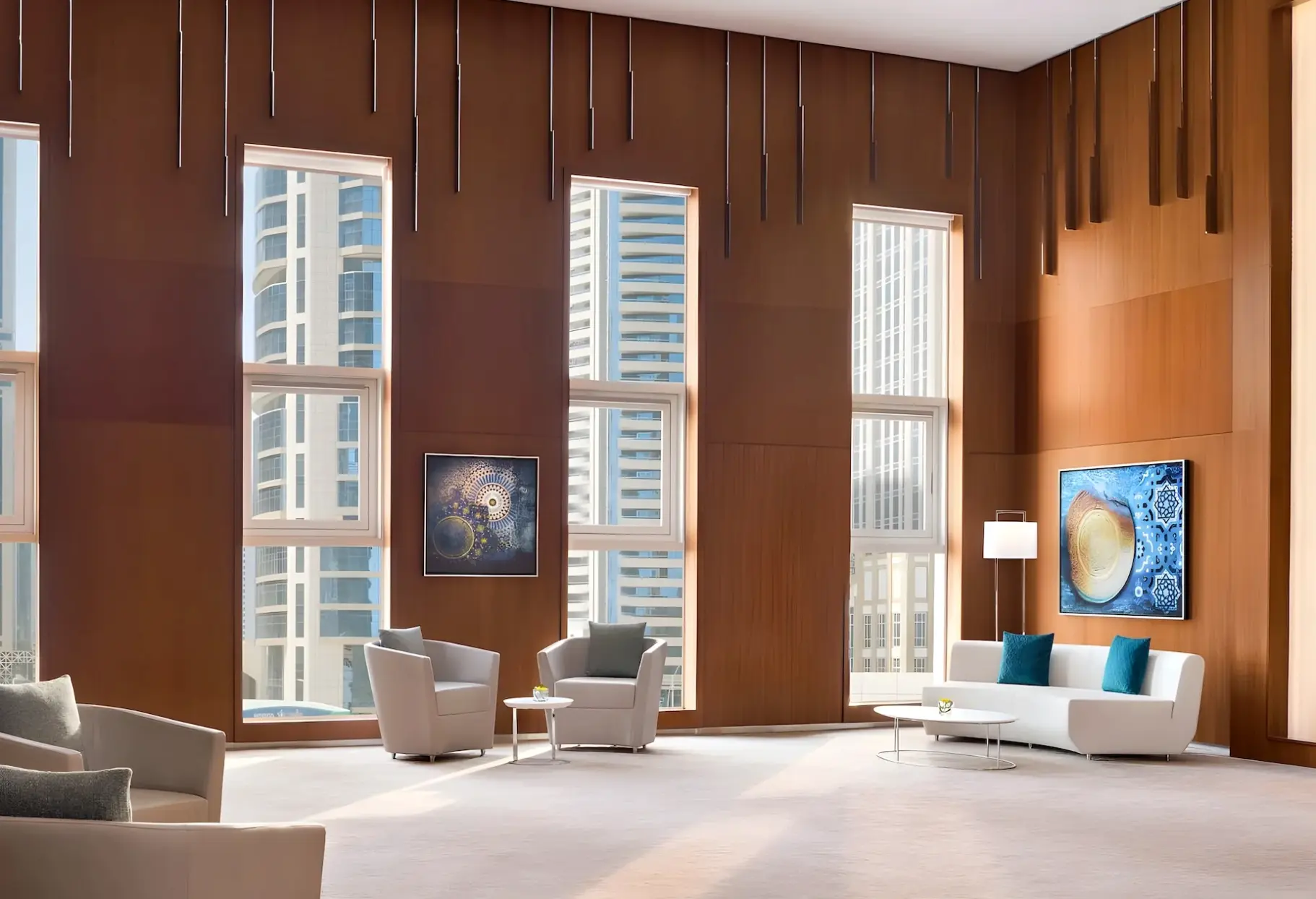Lobby hotelu Delta Hotels by Marriott City Center Doha