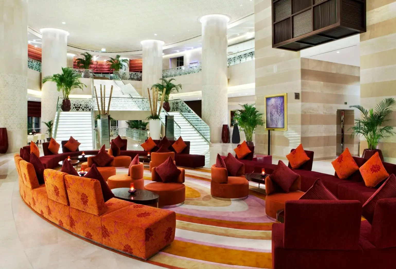 Lobby hotelu Hilton Doha