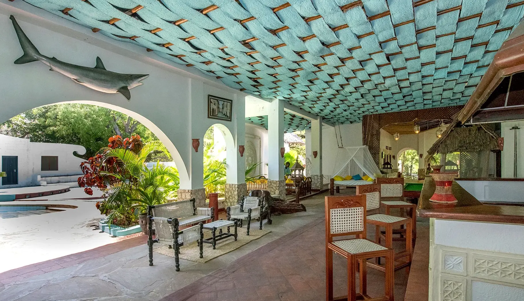 Lobby hotelu Kilifi Bay Beach Resort