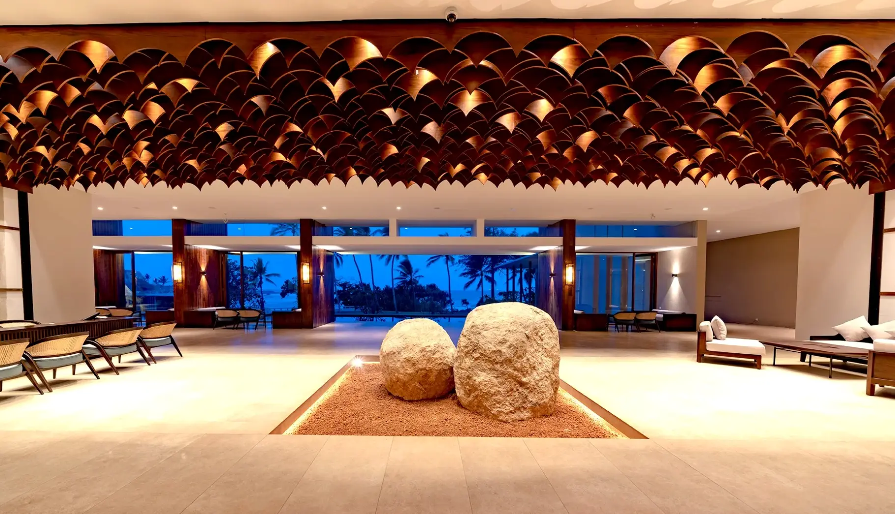Lobby hotelu Le Grand Galle