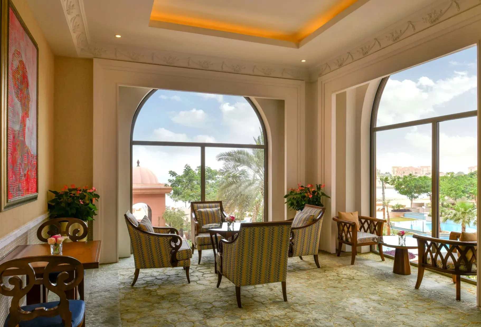 Lobby hotelu Marsa Malaz Kempinski