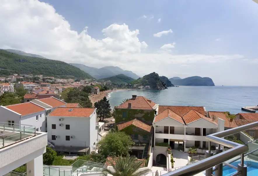 Widok z hotelu Monte Casa Spa & Wellness
