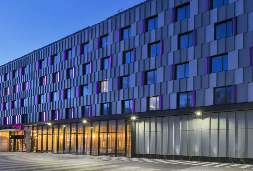 Obiekt hotelu Moxy Katowice Airport