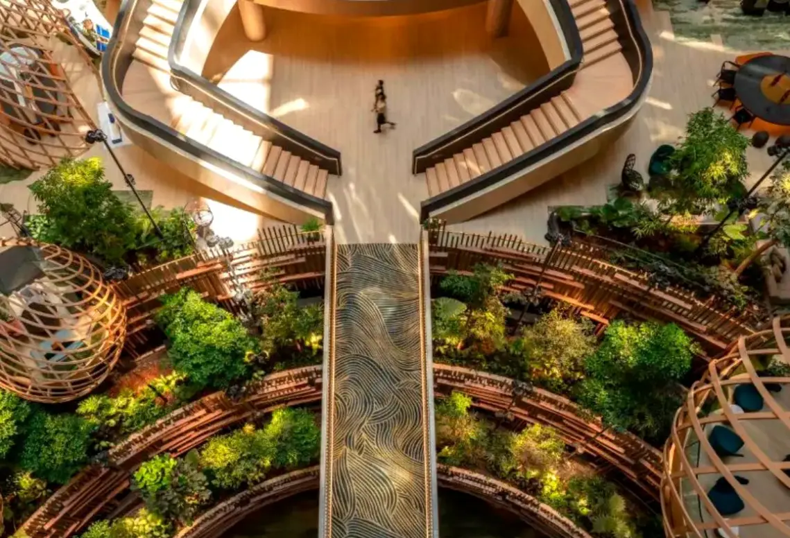 Lobby hotelu Parkroyal Collection Marina Bay