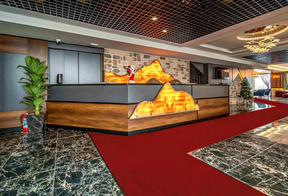 Lobby hotelu Peony Palace