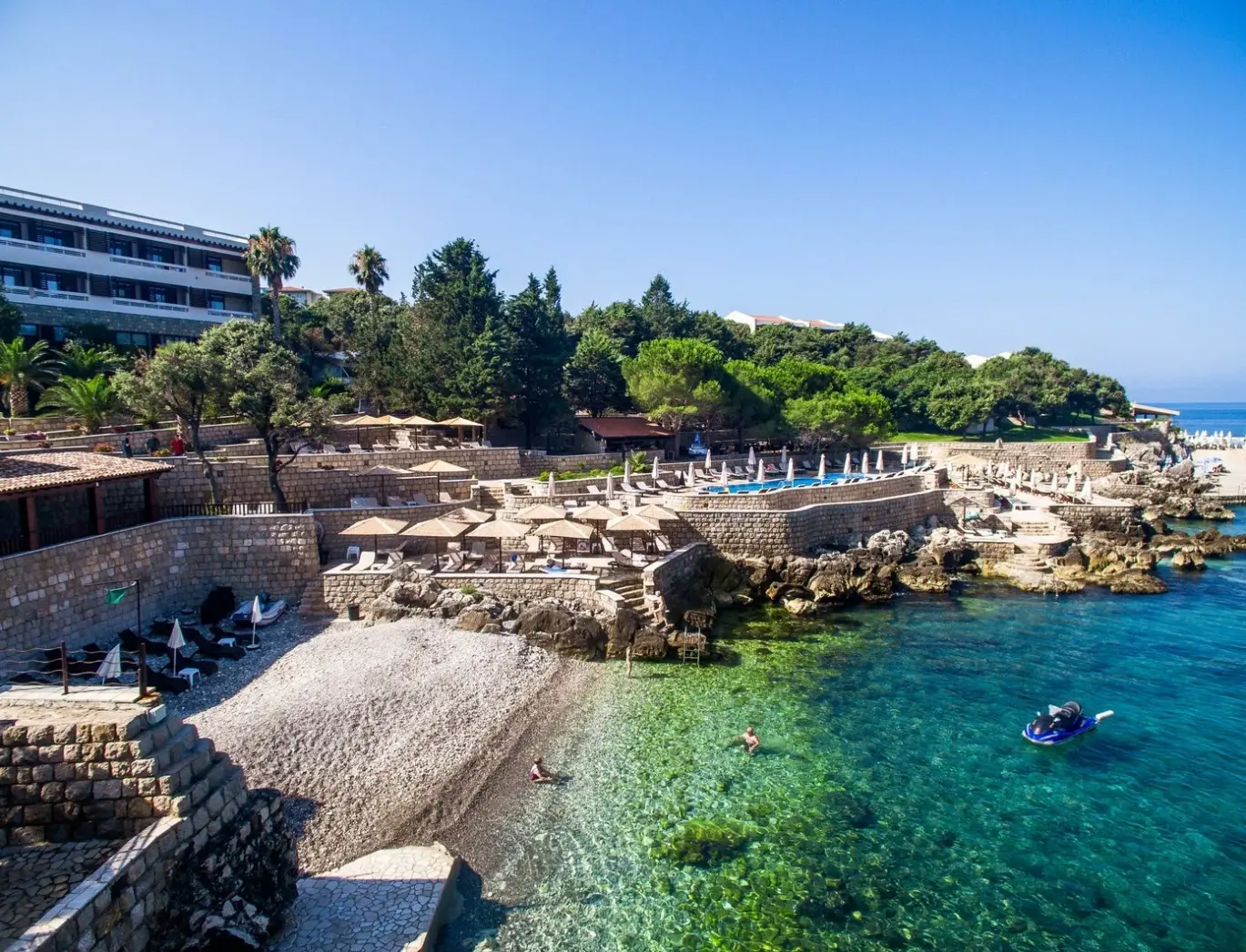 Plaża przy hotelu Resort Wind Rose