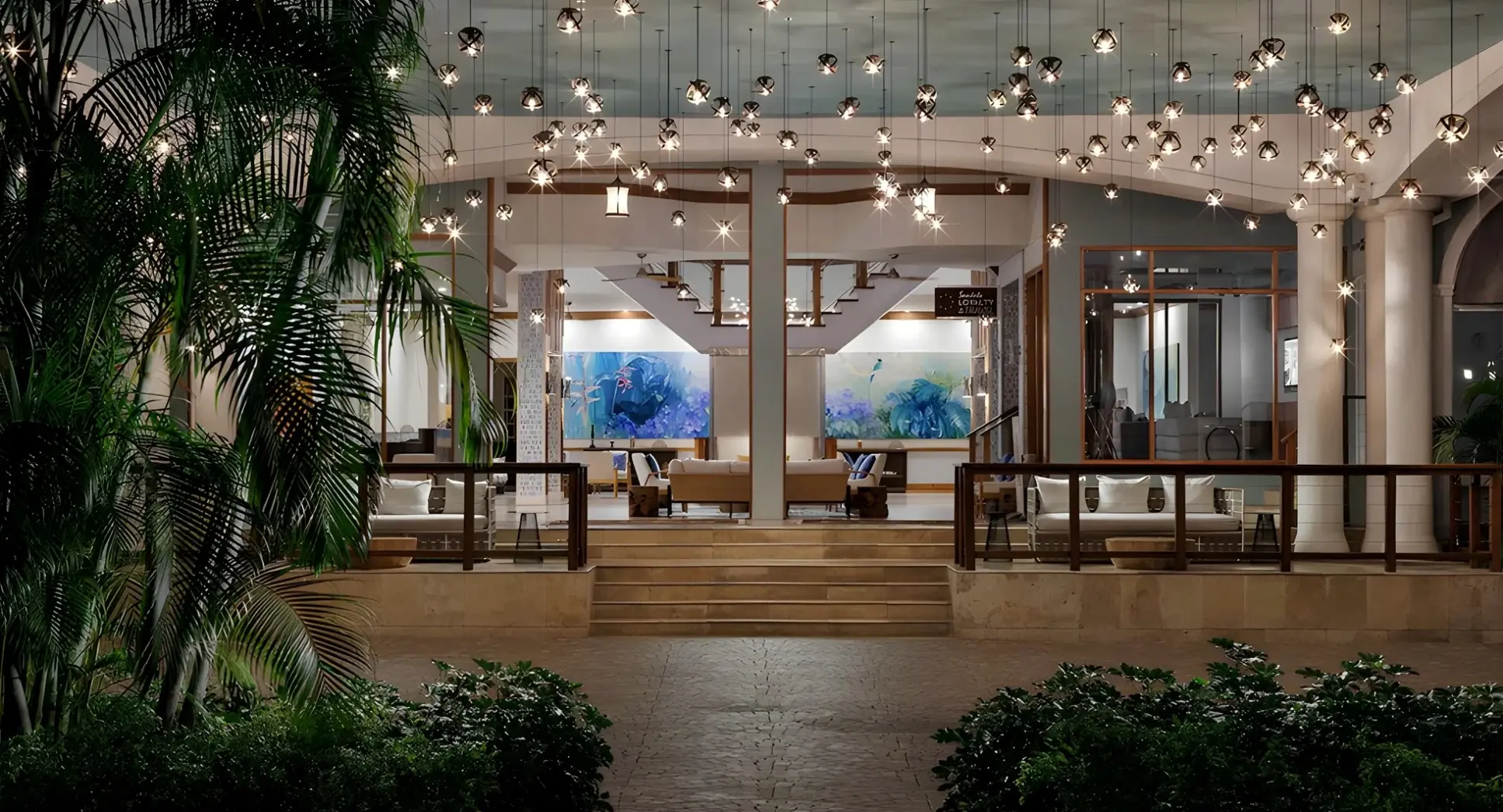 Lobby hotelu Sandals Ochi